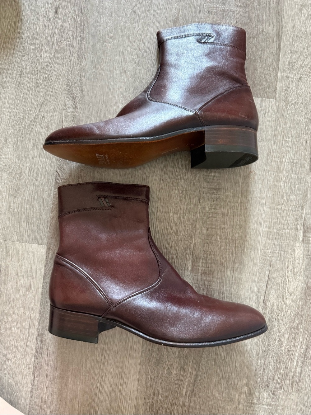 Vintage BALLY made in Switzerland Leather Boots